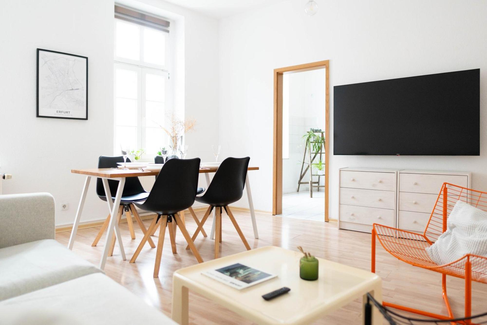 Grosse 3 Zimmer Wohnung Mit Netflix In Zentraler Lage Эрфурт Экстерьер фото